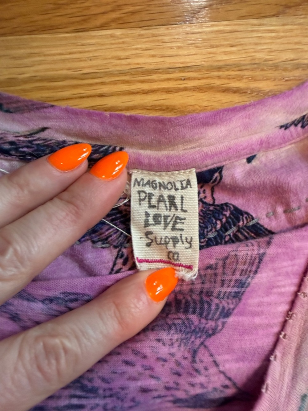 NWOT Magnolia Pearl “Take Flight” Tee - Picture 3 of 7